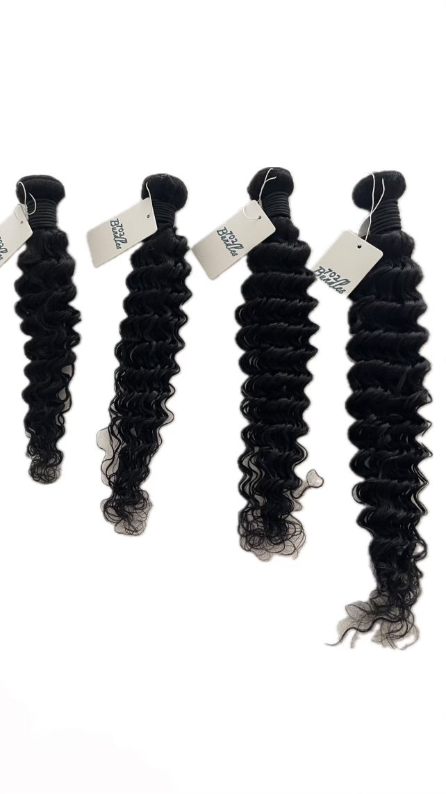 702 Bundles Water Wave Human Hair