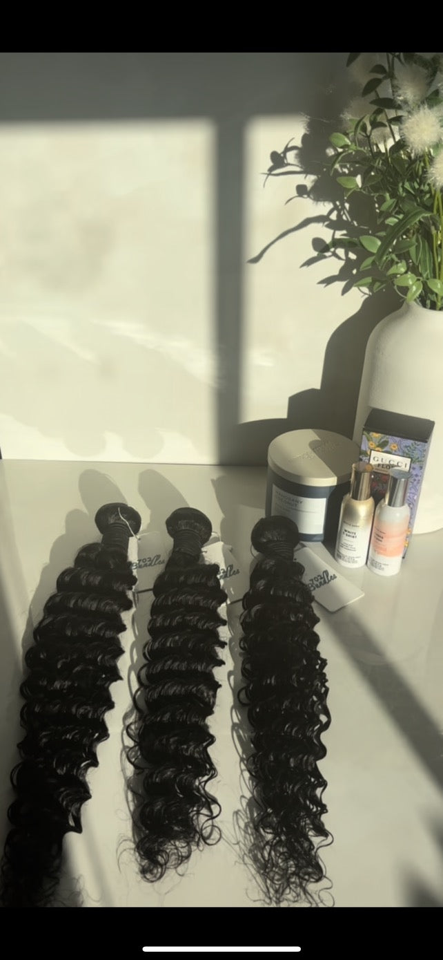 702 Bundles Water Wave Human Hair